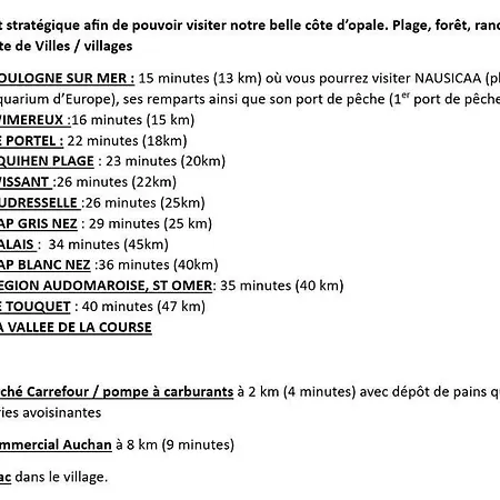 Сasa de vacaciones Maison Au Coeur De La Cote D'opale