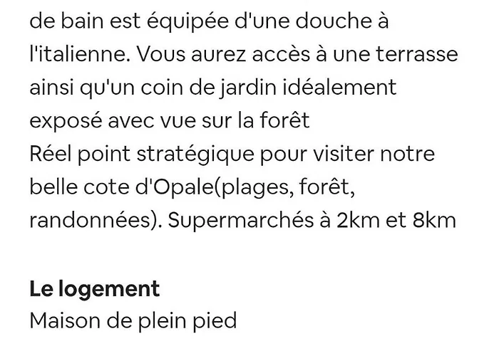 Maison Au Coeur De La Cote D'opale Hébergement de vacances *